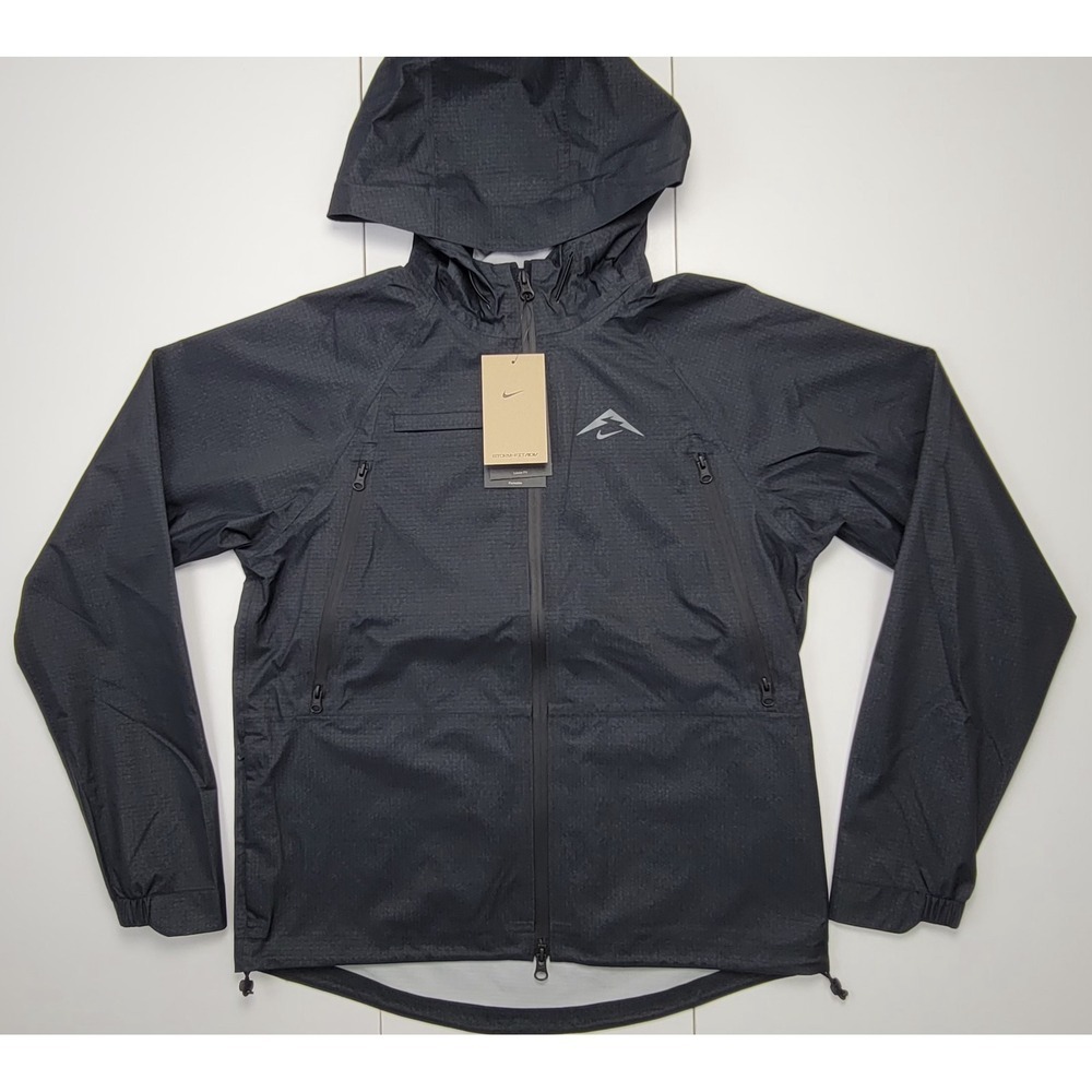Nike Trail Storm-FIT ADV Running Jacket Black Nylon Women FV6406 010 Sz XS New
